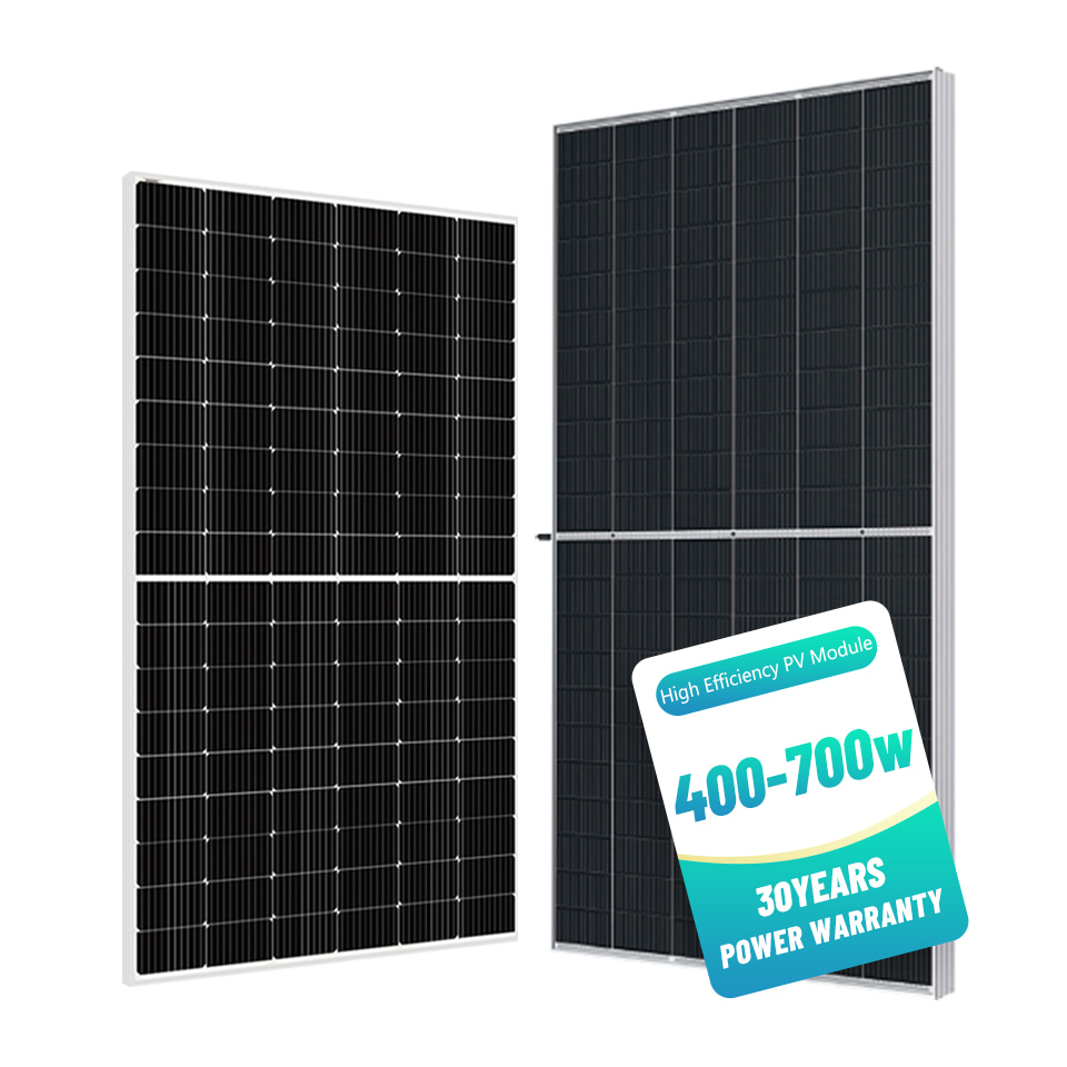 Panel monocristalino personalizado 390W-670W para proyectos domésticos y fotovoltaicos