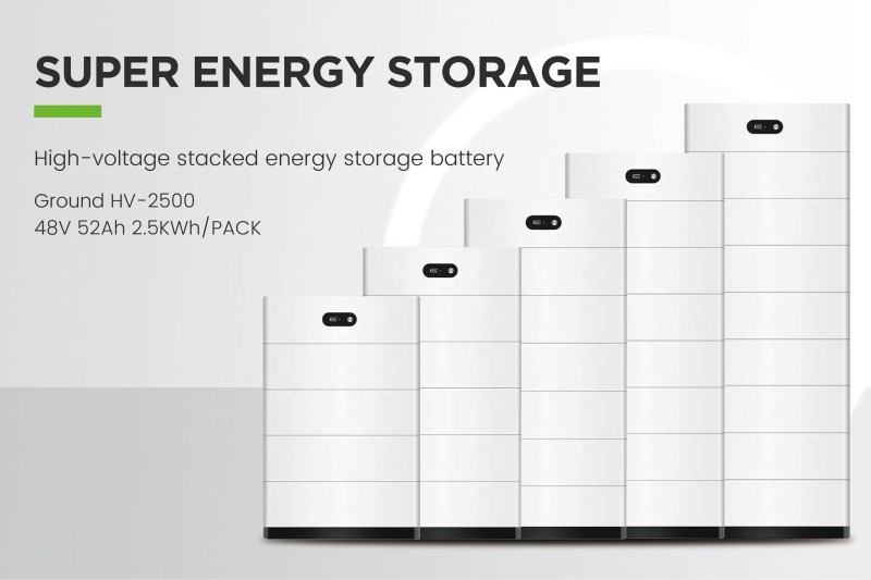 Batería solar de almacenamiento de energía apilada de alto voltaje batería de iones de litio 02