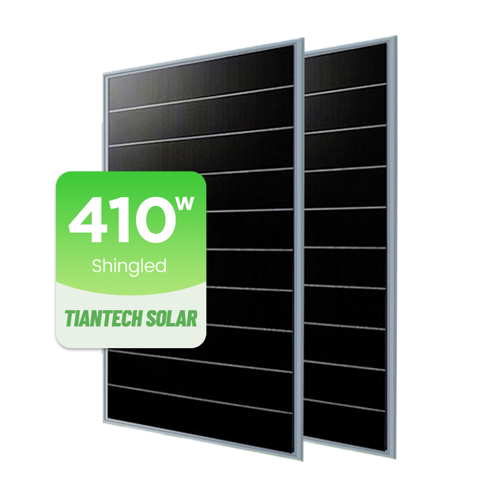 Experimente una eficiencia inigualable con un panel solar con tejas de 410 W